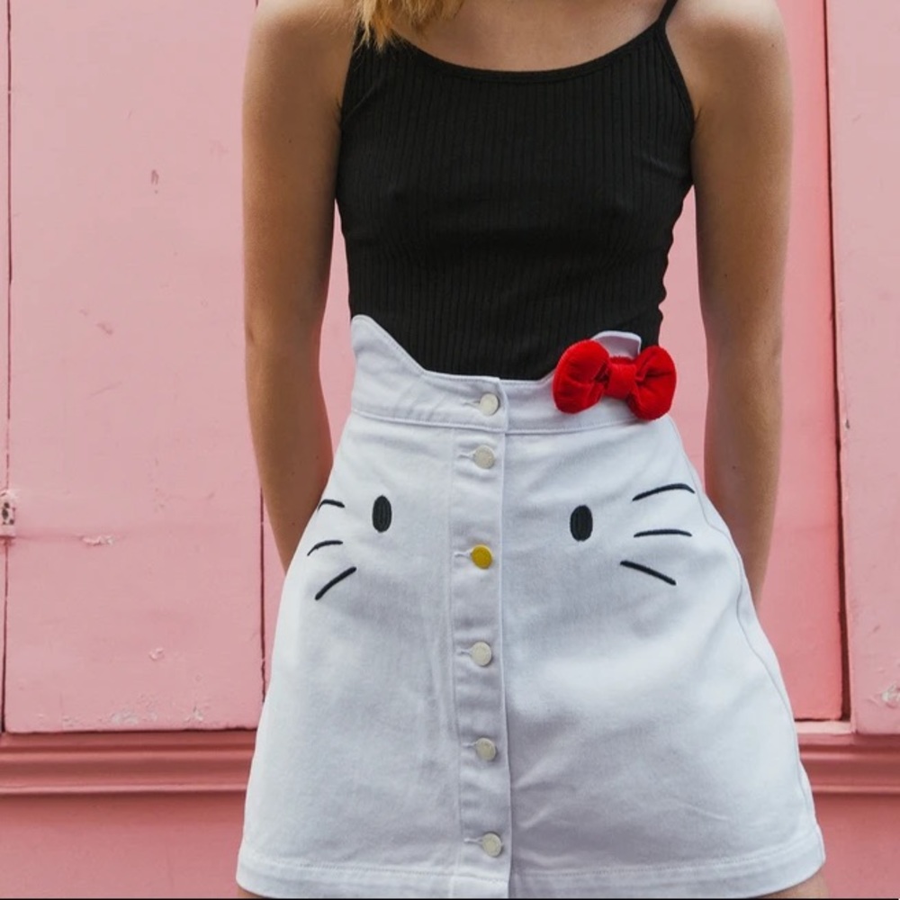 Hello Kitty x Lazy Oaf skirt